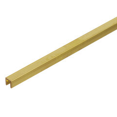 Профиль латунный U-образный 6х6x6x1х1000 мм GAH Alberts - фото 1