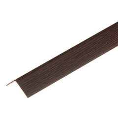 Уголок ПВХ 20х20х2700 мм венге - фото 3