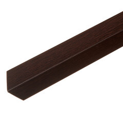 Уголок ПВХ 30х30х2700 мм венге - фото 1