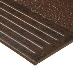 Клинкерная ступень Керамин Каир 4У коричневая 298х298х8 мм (15 шт.=1,33 кв.м) - фото 2