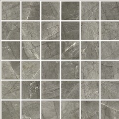 Мозаика Керамин Канон 1 серая матовая из керамогранита 300х300х10 мм - фото 2