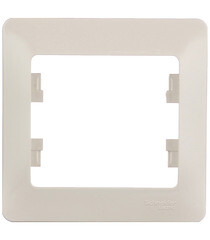 Изображение товара Рамка Systeme Electric Glossa oдноместная бежевая (GSL000201)