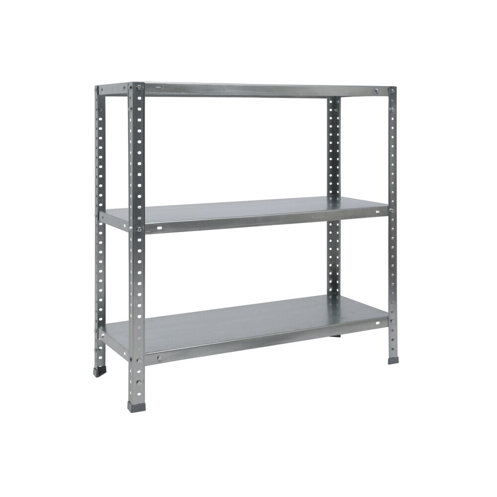 Стеллаж металлический оцинкованный ES 753x750x300 мм 3 полки