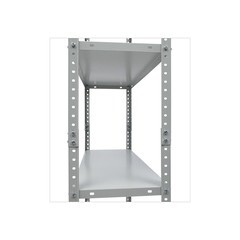 Стеллаж металлический серый ES 1453x750x300 мм 4 полки - фото 7