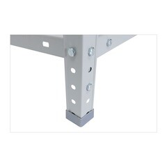 Стеллаж металлический серый ES 1453x750x300 мм 4 полки - фото 6