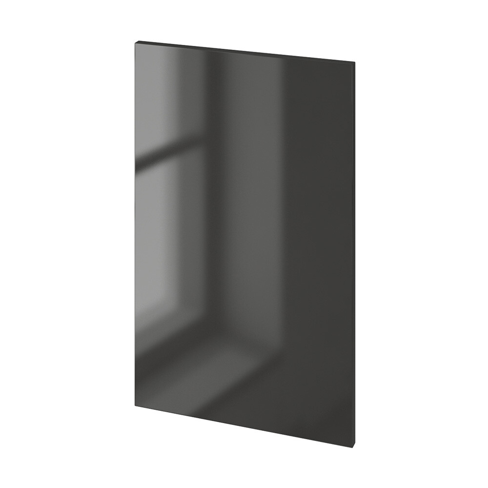 Фасад боковой черный глянец 330х720х18 мм