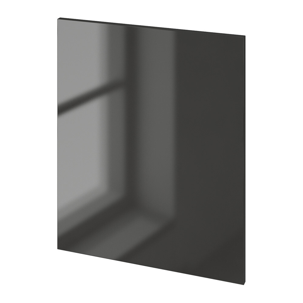 Фасад боковой черный глянец 580х720х18 мм