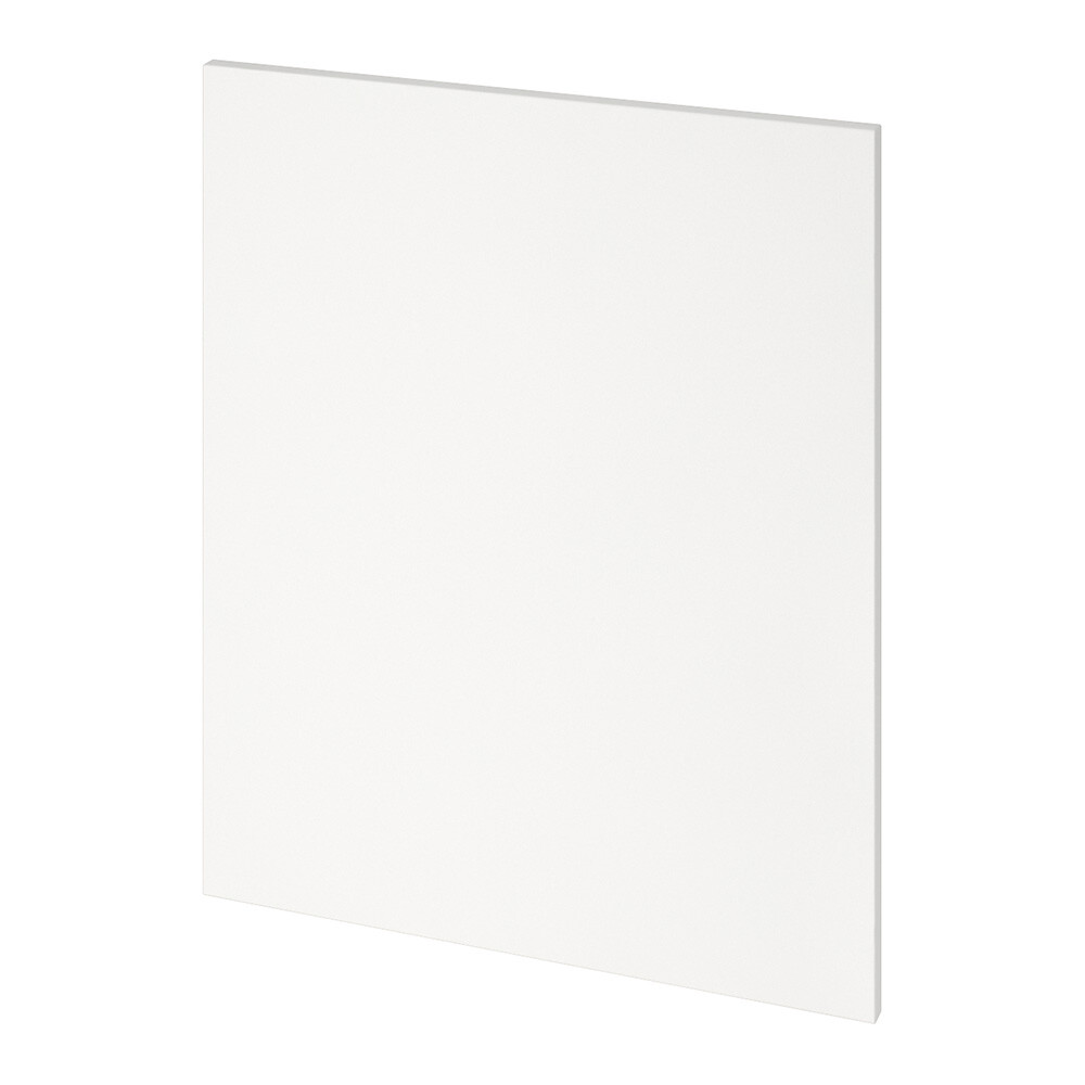 Фасад боковой белый снег поры дерева 580х720х18 мм