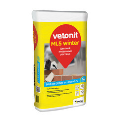 Смесь кладочная Vetonit МЛ 5 Наттас кремово-белый 150 зимняя 25 кг