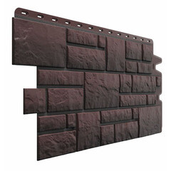 Панель фасадная Docke Burg 946х445 мм темная - фото 3