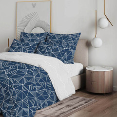 Комплект постельного белья Евро бязь Василиса 9606/1 мультиколор с простыней 200х216 см - фото 3