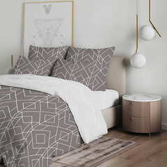 Комплект постельного белья 2-спальный бязь Василиса 9604/1 мультиколор с простыней 200х215 см - фото 4