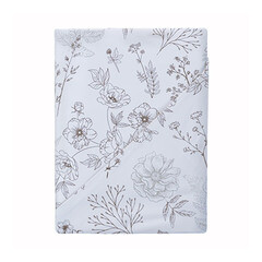 Комплект постельного белья 1,5-спальный бязь Самойловский текстиль Утро черно-белый с простыней 145х220 см - фото 3