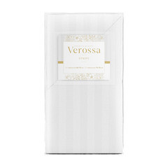 Наволочка 50х70 страйп-сатин белая Verossa Stripe (2 шт.) - фото 3