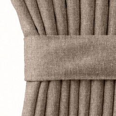 Штора рогожка какао 200х270 см Волшебная Ночь Крафт (763084) - фото 3