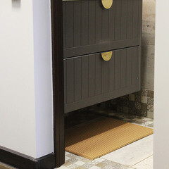 Коврик универсальный Еvaline ЭВА Соты 60х40 см песочный - фото 7