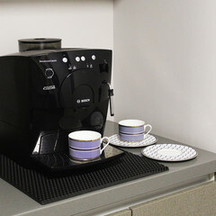 Коврик универсальный Еvaline ЭВА Соты 80х60 см черный - фото 5