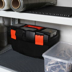 Коврик универсальный Еvaline ЭВА Соты 80х60 см черный - фото 4