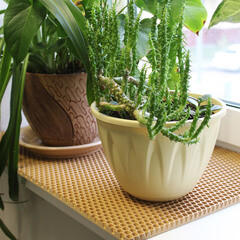 Коврик универсальный Еvaline ЭВА Соты 80х60 см песочный - фото 7