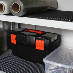 Коврик универсальный Еvaline ЭВА Соты 120х80 см черный - фото 4