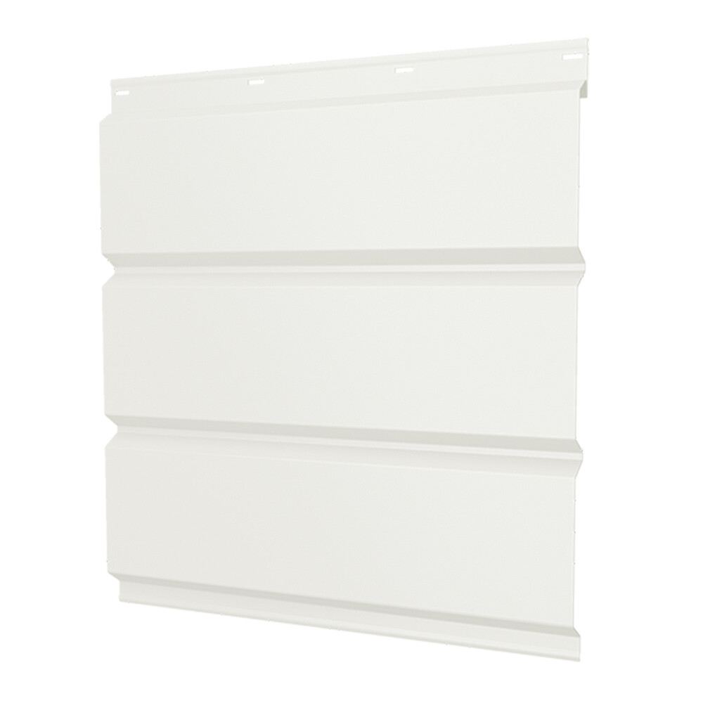 Изображение товара Металлический софит сигнальный белый 2000х357х0,45 мм Grand Line