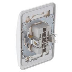 Розетка Makel Mimoza встраиваемая белая (12017) - фото 5