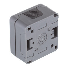 Выключатель Makel одноклавишный накладной серый с быстрозажимными контактами (36064101) - фото 2