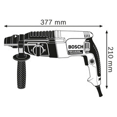 Перфоратор электрический Bosch GBH 2-26 DRE 800 Вт 2,7 Дж SDS-plus (0611253708) - фото 5