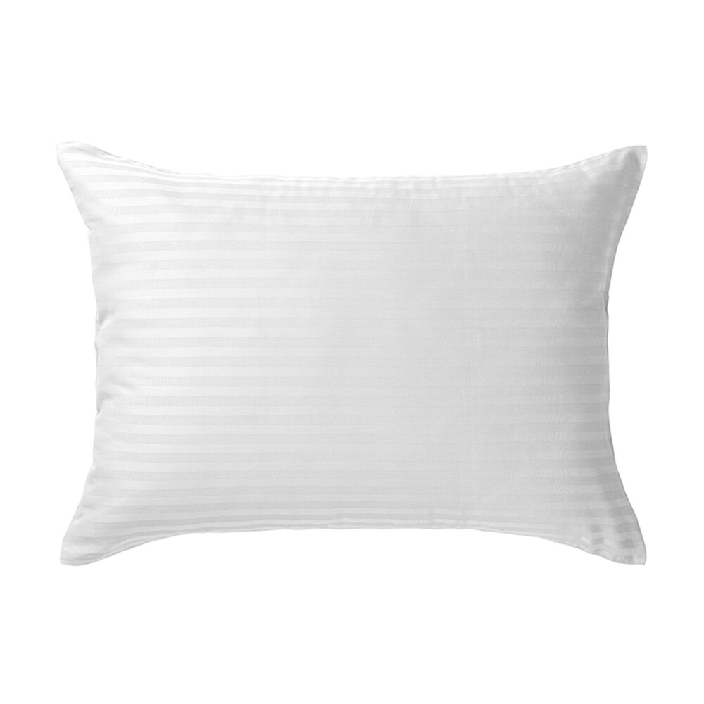 Изображение товара Наволочка 50х70 Stripe белая Verossa комплект 2 шт. Страйп-сатин хлопок