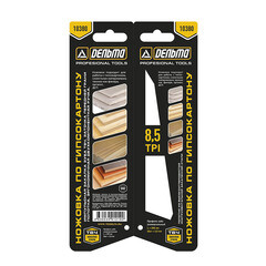 Ножовка по гипсокартону Дельта (10380) 210 мм 8,5 зуб/дюйм мелкий зуб - фото 2