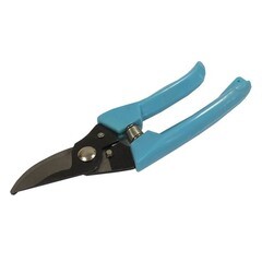 Секатор садовый с закругленными лезвиями, нержавеющая сталь, пластик. рукоятки, 176мм, (шт.)