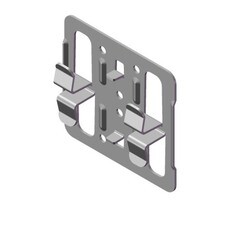 Пластина кляммерная Grand Line оцинкованная 70х10х1,2 мм