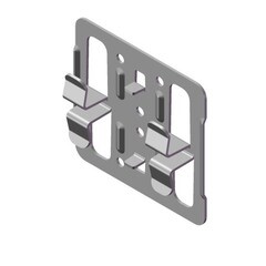 Пластина кляммерная Grand Line оцинкованная 70х10х1,2 мм