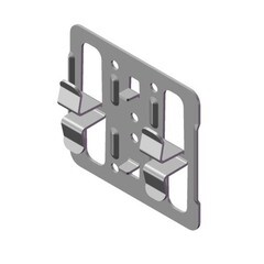 Пластина кляммерная Grand Line 70х10х1,2 мм НС 430