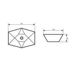 Раковина Lavelly Arctica 64 см накладная белая (686705) - фото 3