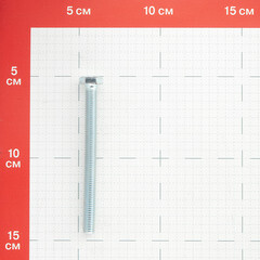 Болт оцинкованный M8x90 мм DIN 933 10,9 (20 шт.) - фото 6