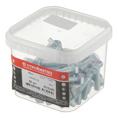 Болт оцинкованный M10x40 мм DIN 933 10,9 (50 шт.) - фото 6