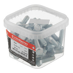 Болт оцинкованный M12x45 мм DIN 933 10,9 (50 шт.) - фото 6