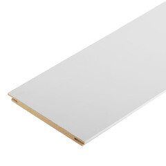 Доборная планка телескопическая Ольсен 150х10х2150 мм эмаль белая (1 шт.) - фото 1