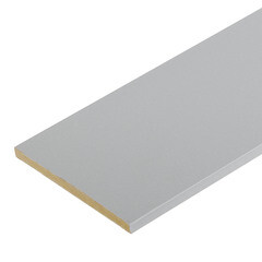 Доборная планка 120х8х2070 мм финишпленка серая (1 шт.) - фото 1