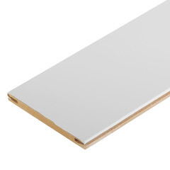 Доборная планка телескопическая Париж 120х10х2070 мм ПВХ эмалит софт айс белый (1 шт.) - фото 1