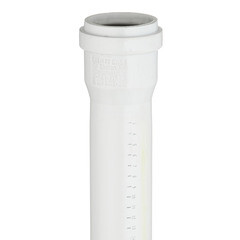 Труба канализационная Ostendorf SKEM d58х1000 мм пластиковая шумопоглощающая для внутренней канализации (332040) - фото 3