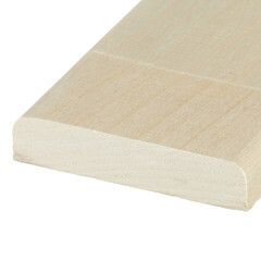 Раскладка гладкая 45х12х2400 мм сорт А сращенная осина - фото 2