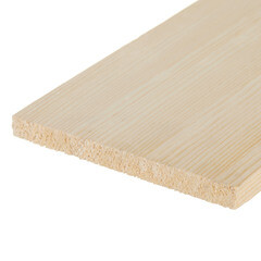 Доборная планка сращенная 120х12х2100 мм массив без покрытия (1 шт.) - фото 2