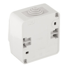 Розетка Systeme Electric Этюд накладная серая со шторками с крышкой (PA16-044C) - фото 5