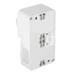 Блок выключатель и розетка Systeme Electric Этюд одноклавишный накладной серый (BPA16-241C) - фото 4