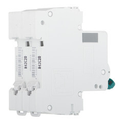 Автоматический выключатель модульный Dekraft BA-101 2P 20А тип C 4,5 кА 230/400 В (11067DEK) - фото 2