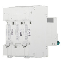 Автоматический выключатель модульный Dekraft BA-103 3P 16А тип C 6 кА 230/400 В (12305DEK) - фото 2