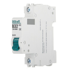 Автоматический выключатель модульный Dekraft BA-101 1P 32А тип B 4,5 кА 230/400 В (11009DEK) - фото 3