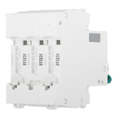 Автоматический выключатель модульный Dekraft BA-101 3P 20А тип B 4,5 кА 230/400 В (11031DEK) - фото 2